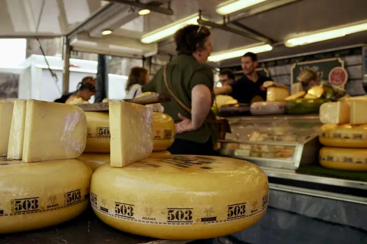 De traditionele kaasmarkt van Alkmaar