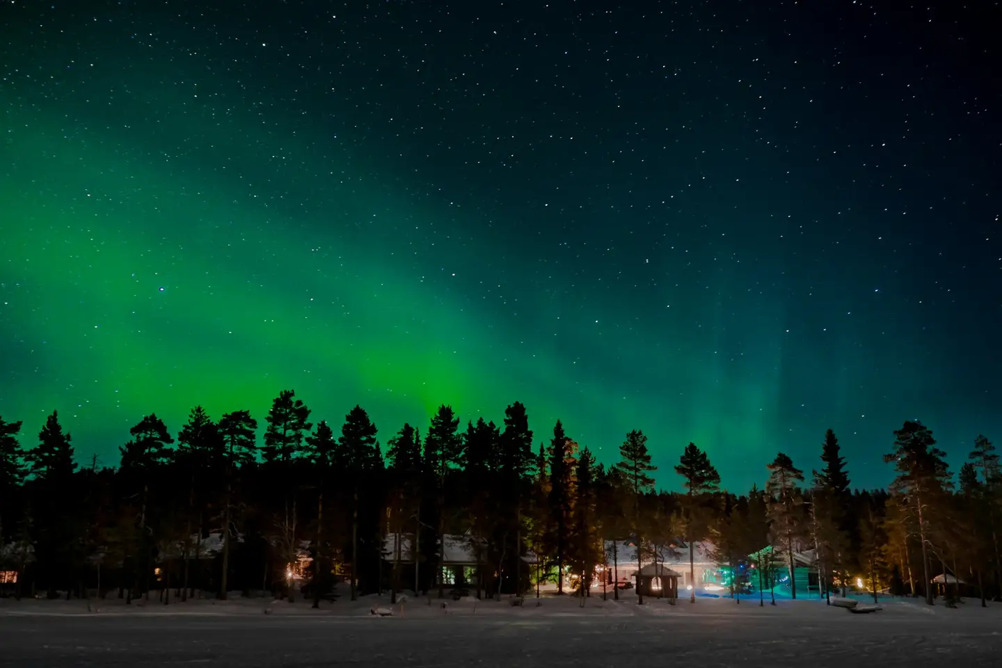 Noorderlicht zien in Zweeds en Fins Lapland