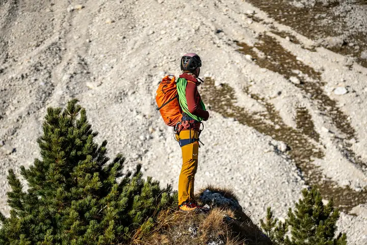 Via ferrata klimmen in de Dolomieten